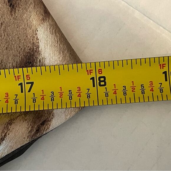 Maggy  London Brown Tan Ruched Fitted Party Event Feminine Dress NWOT Size 8 - Picture 10 of 13